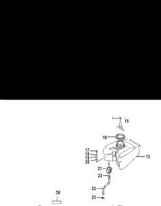 Mercury/Mariner 2 stroke 2.5/3.3hp Fuel Tap (22-95393) (click for enlarged image)